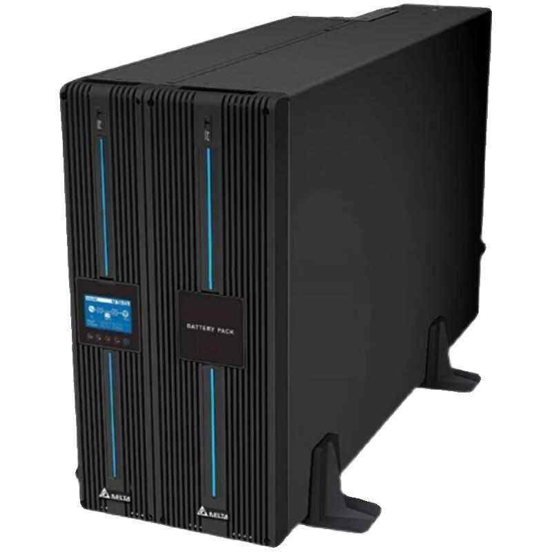 10k 臺(tái)達(dá)RT系列UPS電源 機(jī)架式不間斷電源與外接電池解決方案